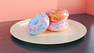 3d donut